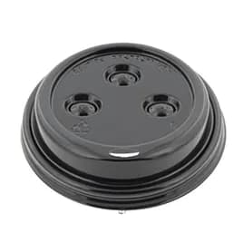 Victoria Bay Lid Dome Plastic Black For 10-20 OZ Cup 1000/Case