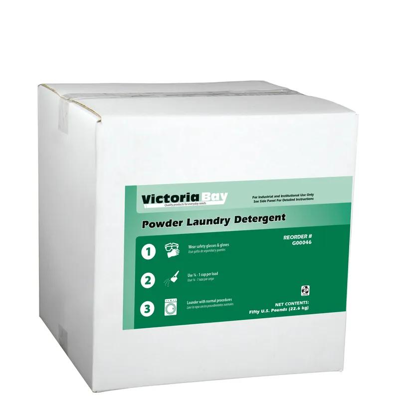 Victoria Bay Powder Laundry Detergent 50 LB Lemon Scent 1/Case
