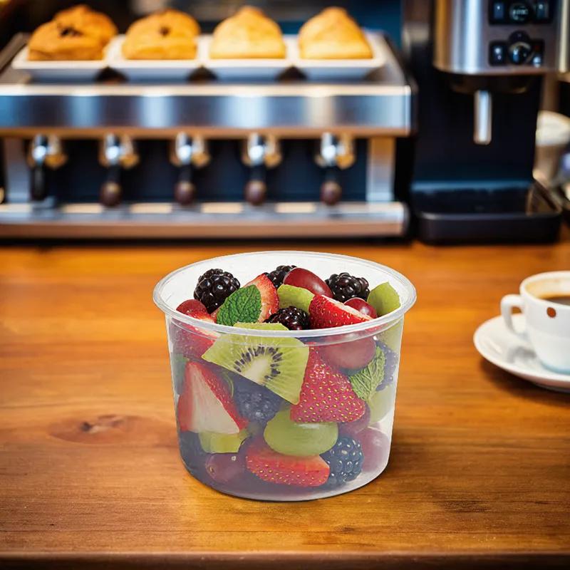 Deli Container Base 16 OZ PP Clear Tall 500/Case