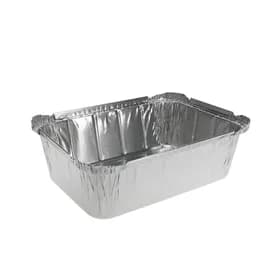 Bread & Loaf Pan 5 LB 9X6.44X2.72 IN Aluminum Silver Interrupted Vertical Curl 250/Case