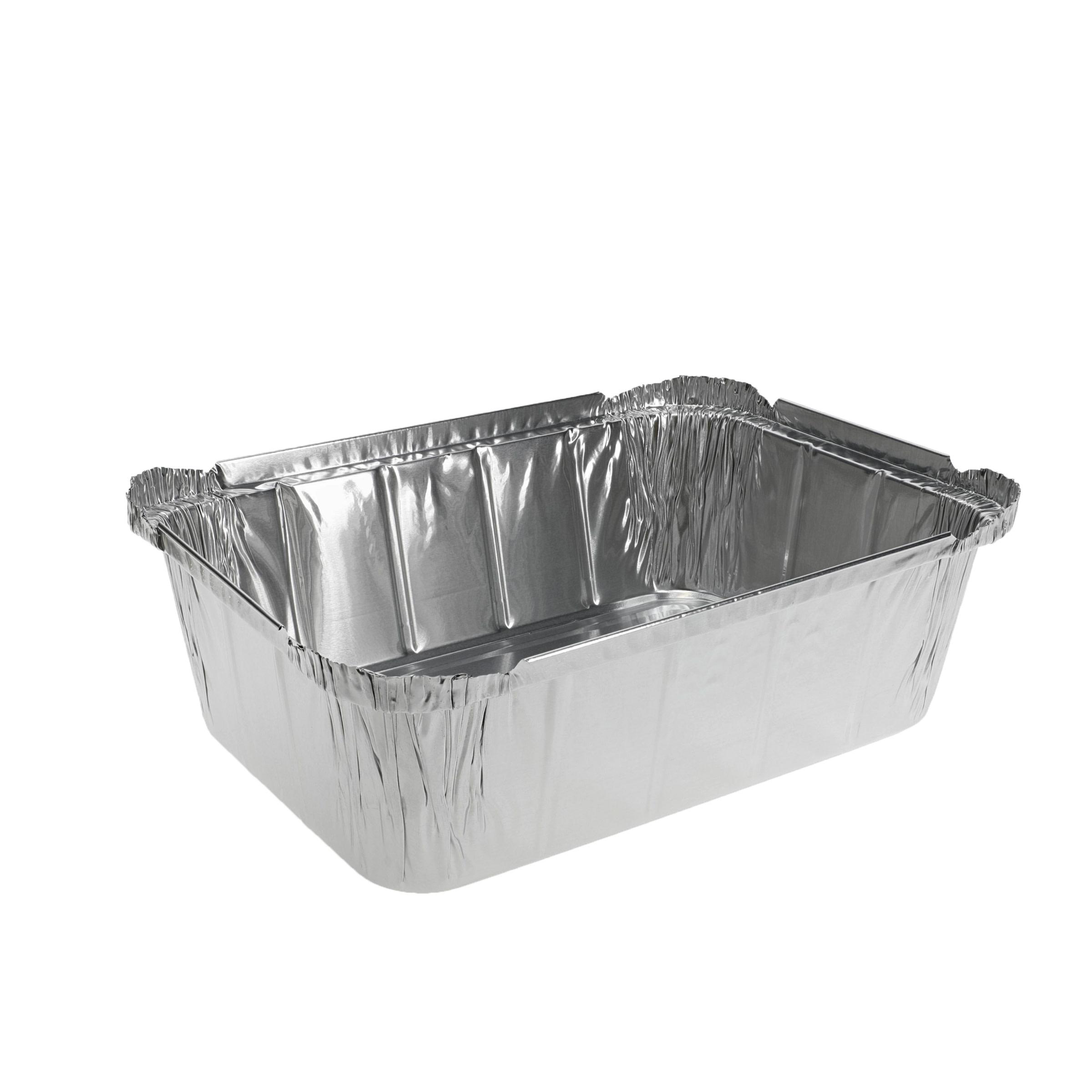 Bread & Loaf Pan 5 LB 9X6.44X2.72 IN Aluminum Silver Interrupted Vertical Curl 250/Case