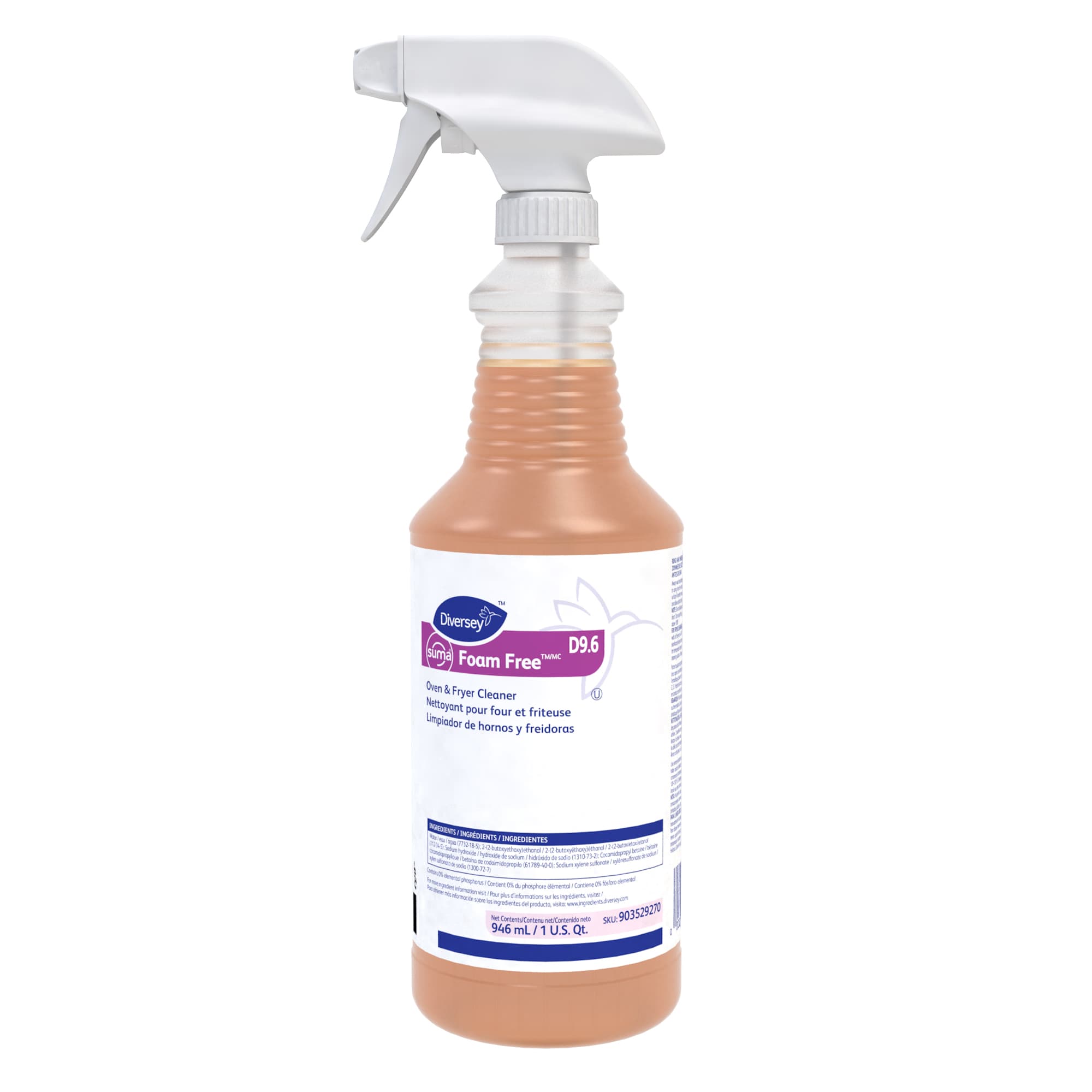 Suma® Oven & Grill Cleaner 32 FLOZ Liquid RTU No Foam Kosher 12/Case