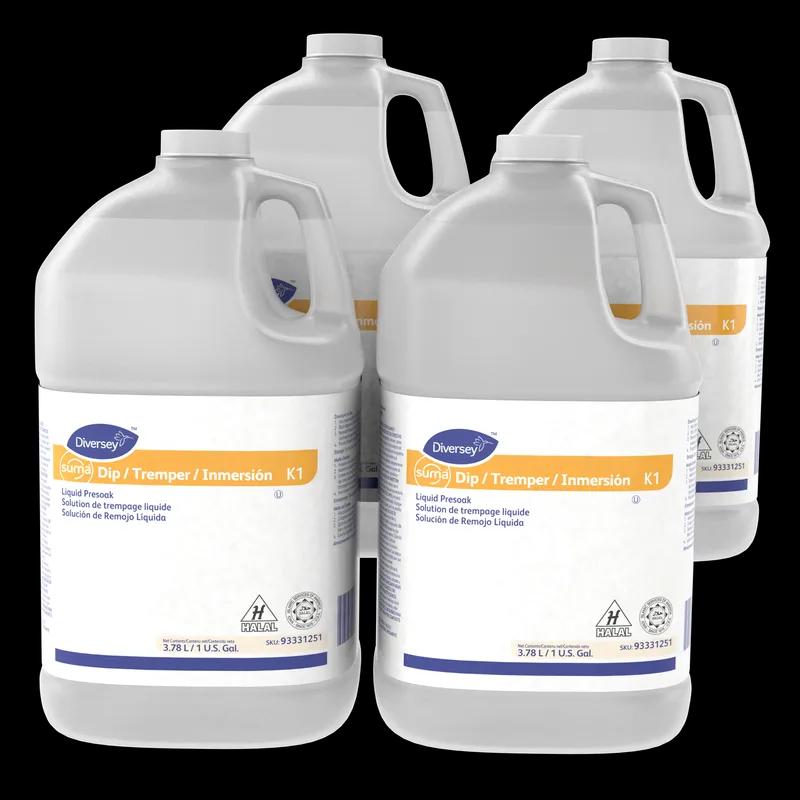 Suma® Dip Dish Presoak 1 GAL Liquid Kosher 4/Case