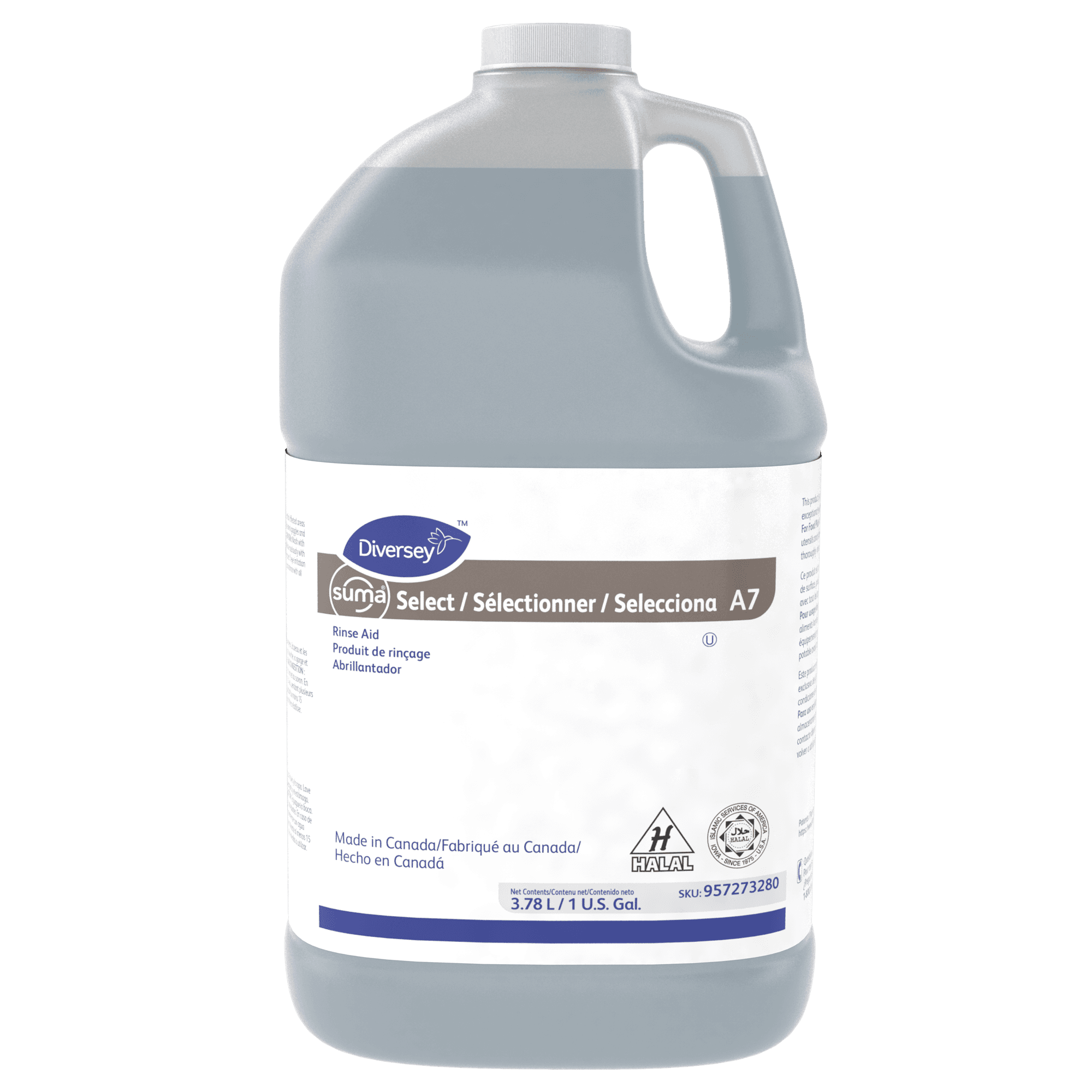 Suma® Select Rinse Aid Surfactant 1 GAL Liquid Kosher 4/Case
