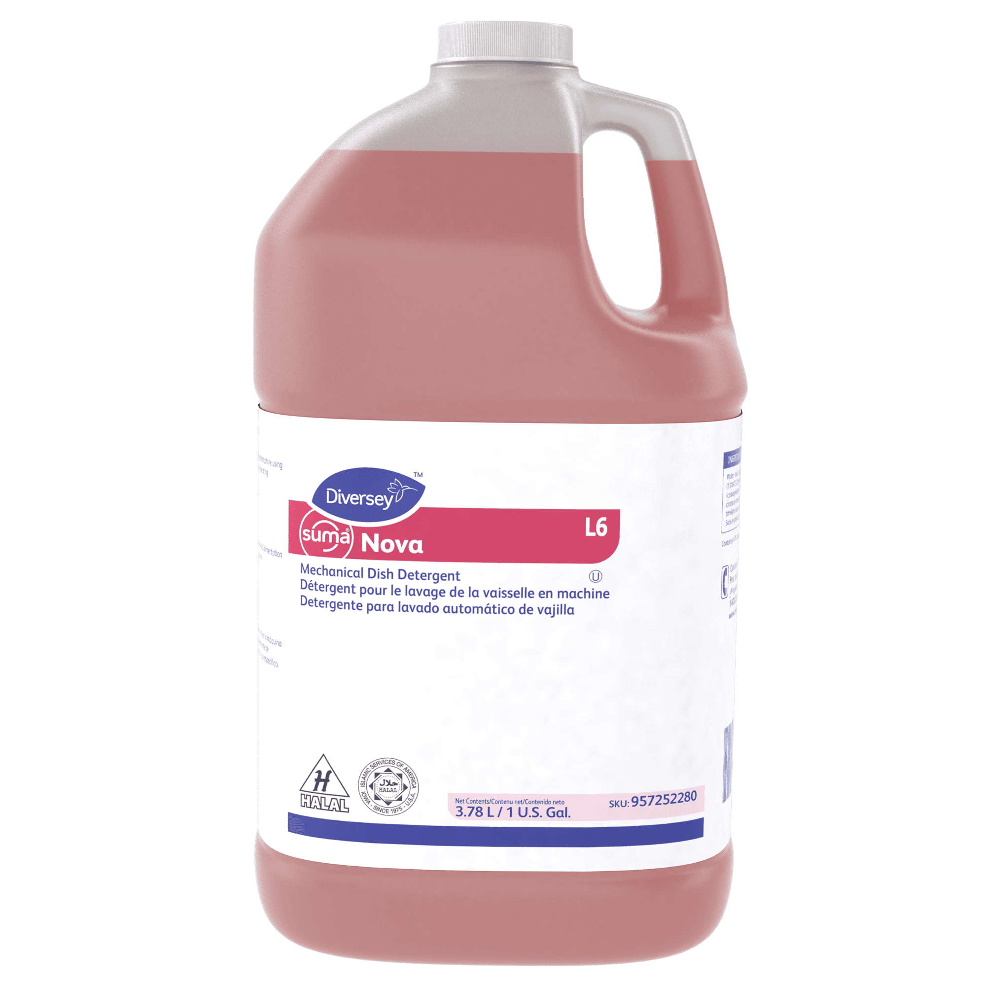 Suma® Nova Dishmachine Detergent 1 GAL Liquid Kosher 4/Case