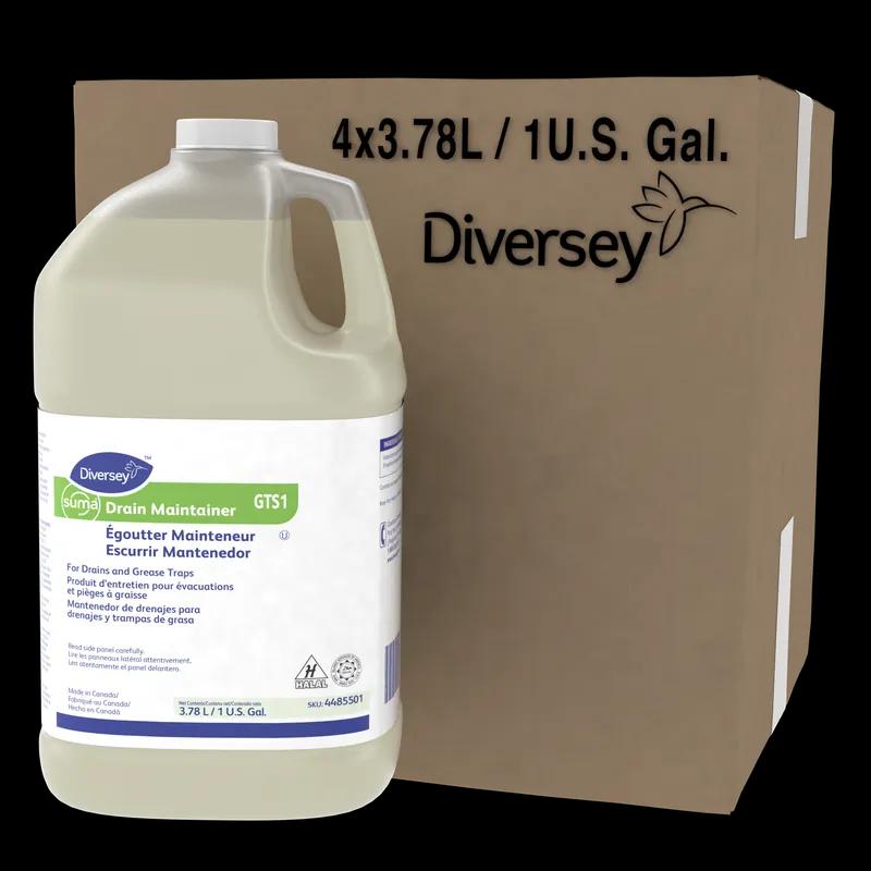 Suma® Odorless Drain Maintainer 1 GAL Neutral Liquid RTU Kosher 4/Case