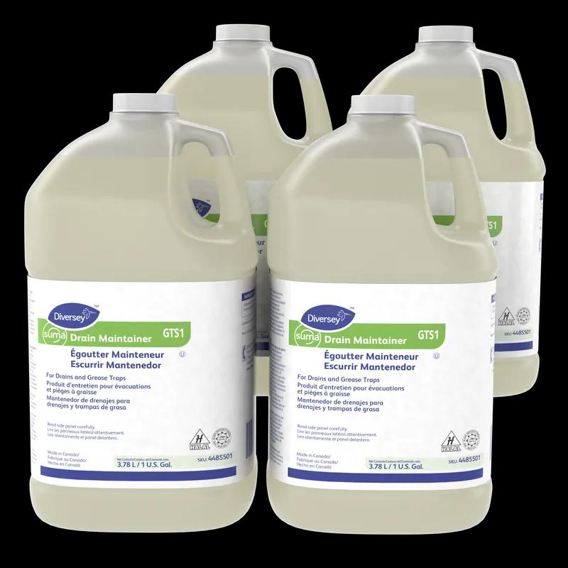 Suma® Odorless Drain Maintainer 1 GAL Neutral Liquid RTU Kosher 4/Case