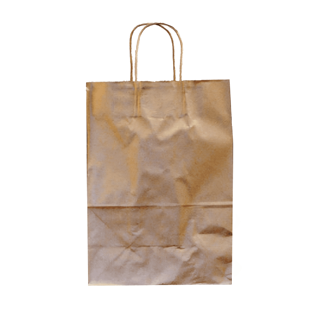 Victoria Bay Shopper Bag 10.5X7.5X12 IN Paper Kraft 250/Case