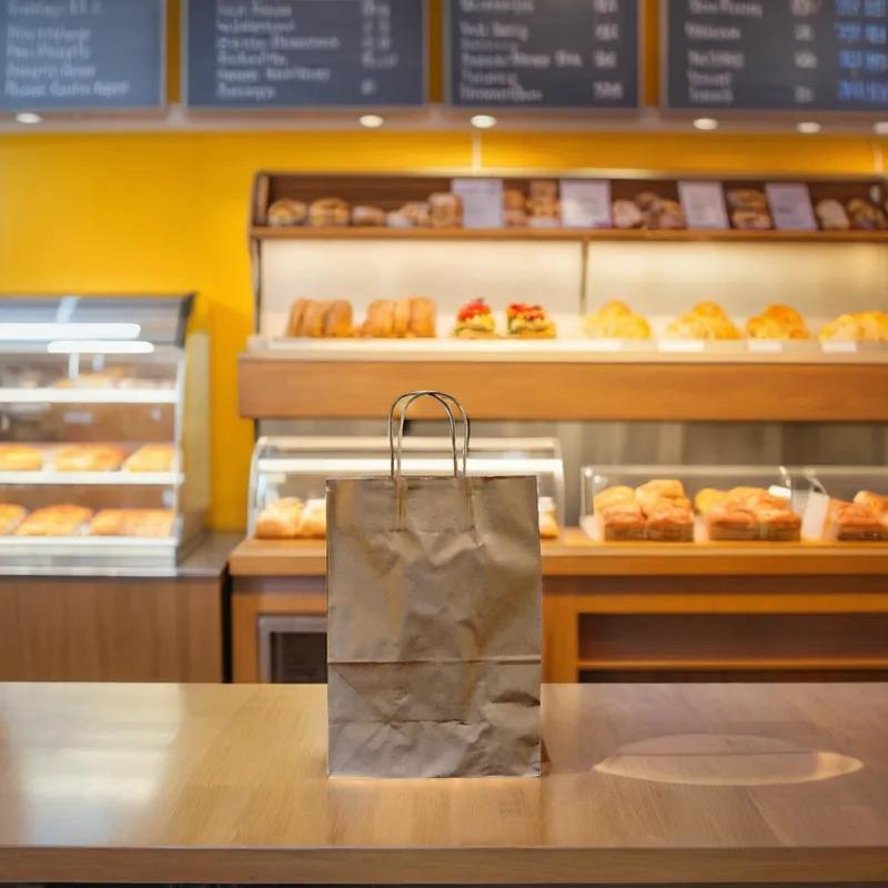 Victoria Bay Shopper Bag 10.5X7.5X12 IN Paper Kraft 250/Case