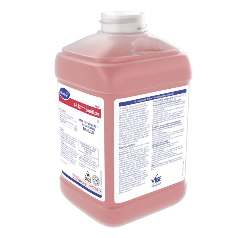 J-512 Sanitizer 2.5 L Multi Surface Liquid Concentrate Quat Kosher For J-Fill® 2/Case