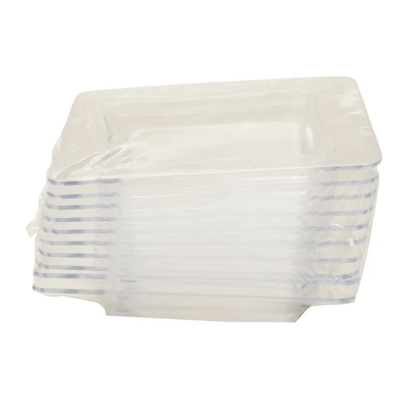Tiny Temptations Serving Tray 3X3 IN Plastic Clear Square 200/Case