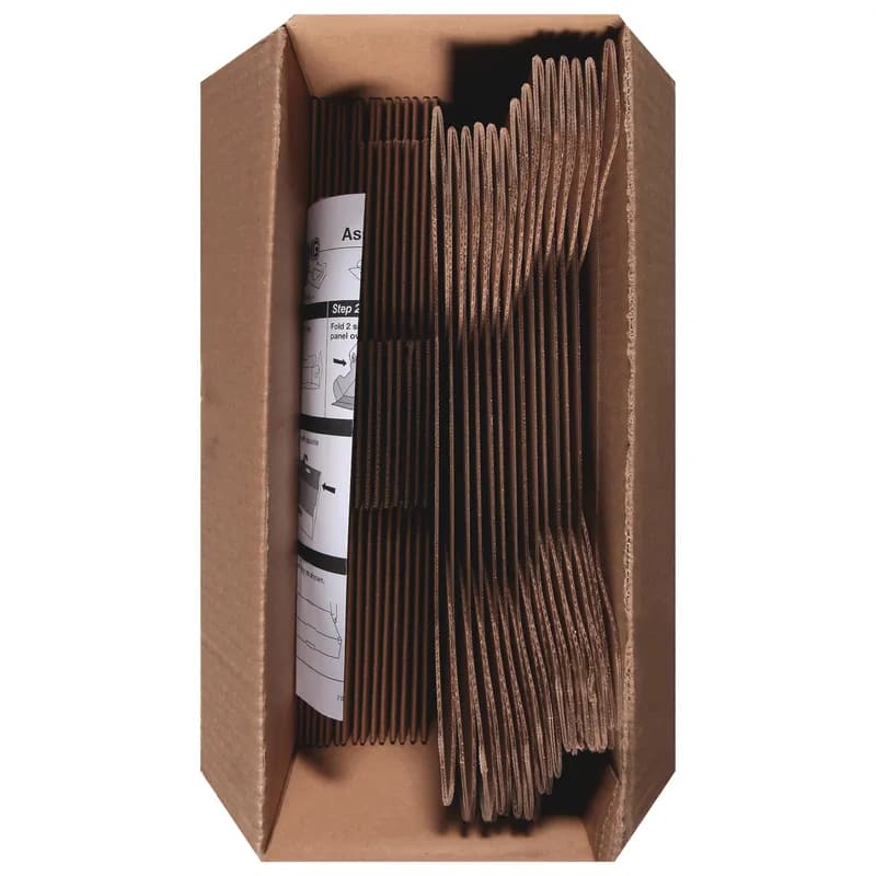 Take-Out Box Base & Lid Combo With Flat Lid Small (SM) 15.25X10.75X4.75 IN Corrugated Paperboard Kraft Rectangle 15/Case