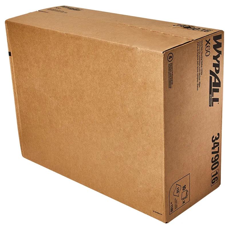 WypAll® X60 Cleaning Wipe 8.34X16.8 IN HydroKnit White Pop-Up Box 118 Count/Pack 10 Packs/Case 1180 Count/Case