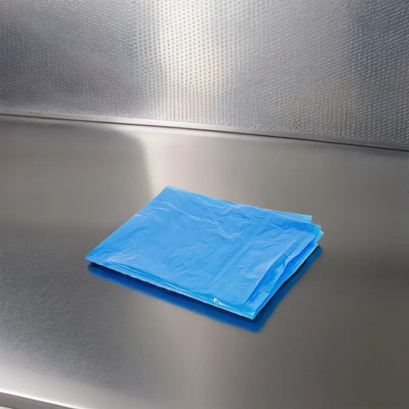 Can Liner 33X39 IN Blue Plastic 1MIL 100/Case