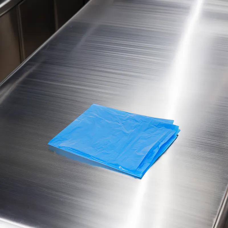 Can Liner 33X39 IN Blue Plastic 1MIL 100/Case