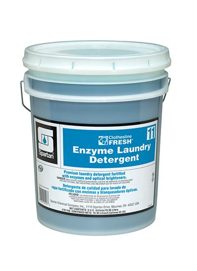 Clothesline Fresh® Enzyme Laundry Detergent 11 Pleasant Scent 5 GAL Neutral Liquid 1/Pail