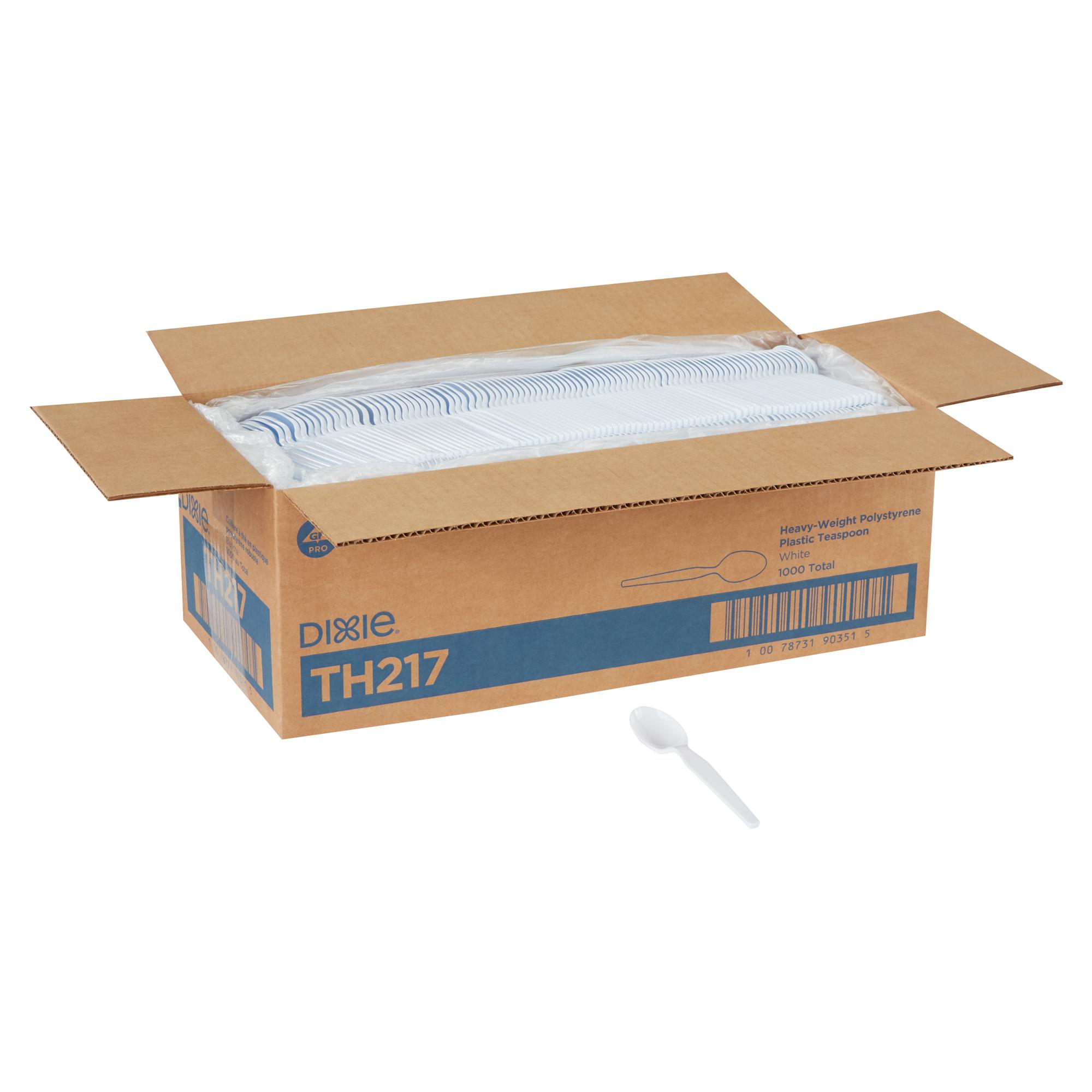 Dixie® Teaspoon PS White Heavyweight 1000/Case
