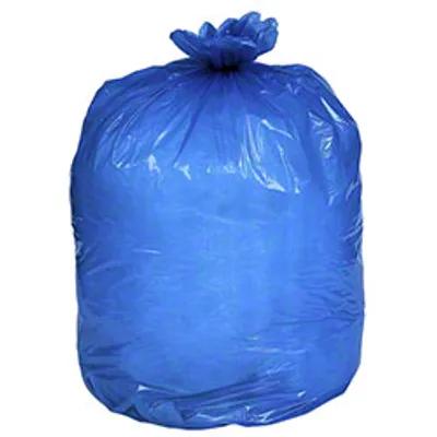 Can Liner 22X16X58 IN Blue Plastic 1MIL 100/Case