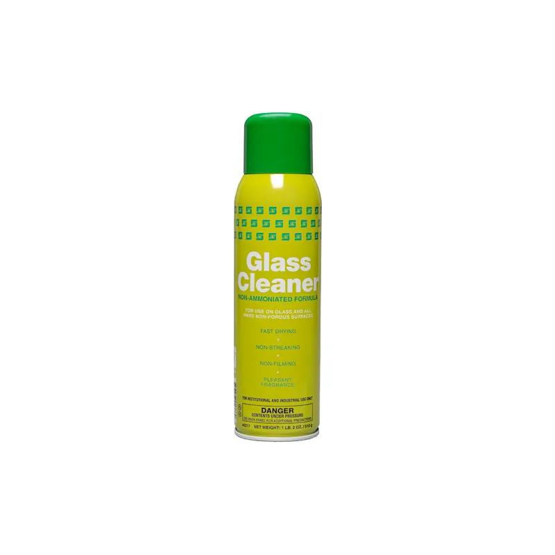 Spring Fresh Glass Cleaner 20 FLOZ Multi Surface Alkaline Aerosol RTU Non-Ammoniated 12/Case