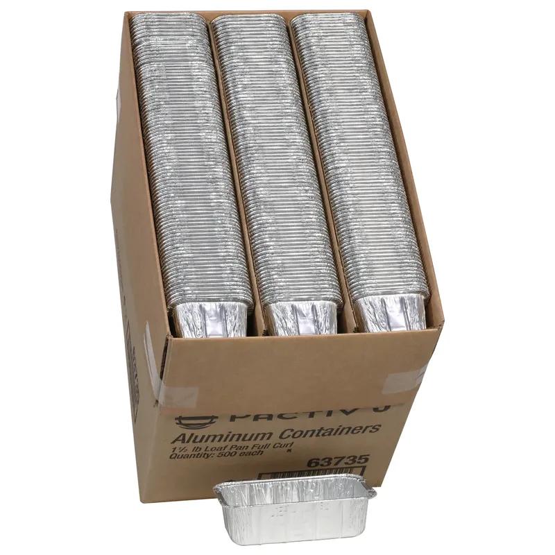 Bread & Loaf Pan 29 OZ 7.4X3.6X2.3 IN Aluminum Silver Oblong 500/Case