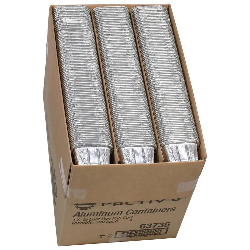 Bread & Loaf Pan 29 OZ 7.4X3.6X2.3 IN Aluminum Silver Oblong 500/Case