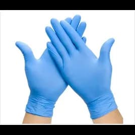 Gloves XL Blue 5MIL Nitrile Rubber Disposable Powder-Free 1000/Case