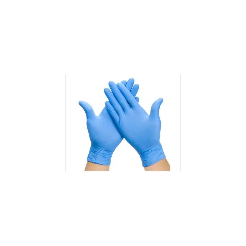 Gloves XL Blue 5MIL Nitrile Rubber Disposable Powder-Free 1000/Case