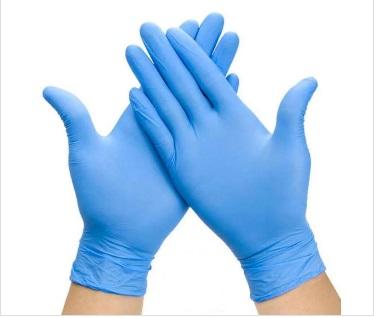 Gloves XL Blue 5MIL Nitrile Rubber Disposable Powder-Free 1000/Case
