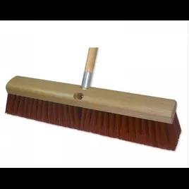 Floor Brush 24 IN Wood Palmyra Without Handle 4IN Bristles 1/Each