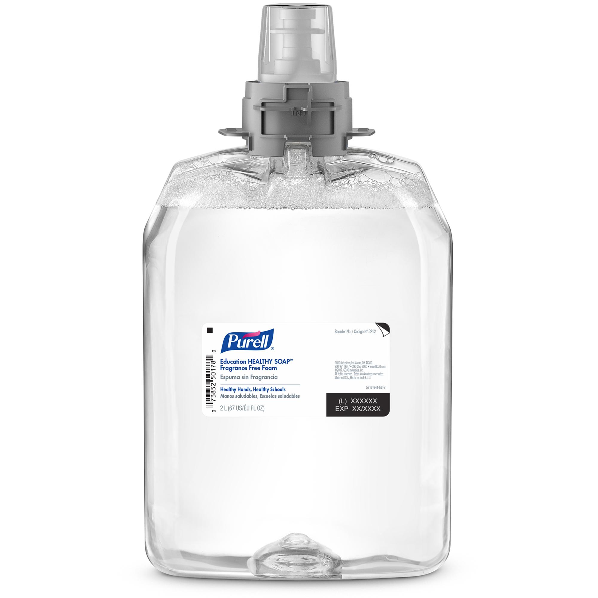 Purell® Hand Soap Foam 2000 mL 4.05X5.58X10.26 IN Fragrance Free Refill Education For FMX-20 2/Case
