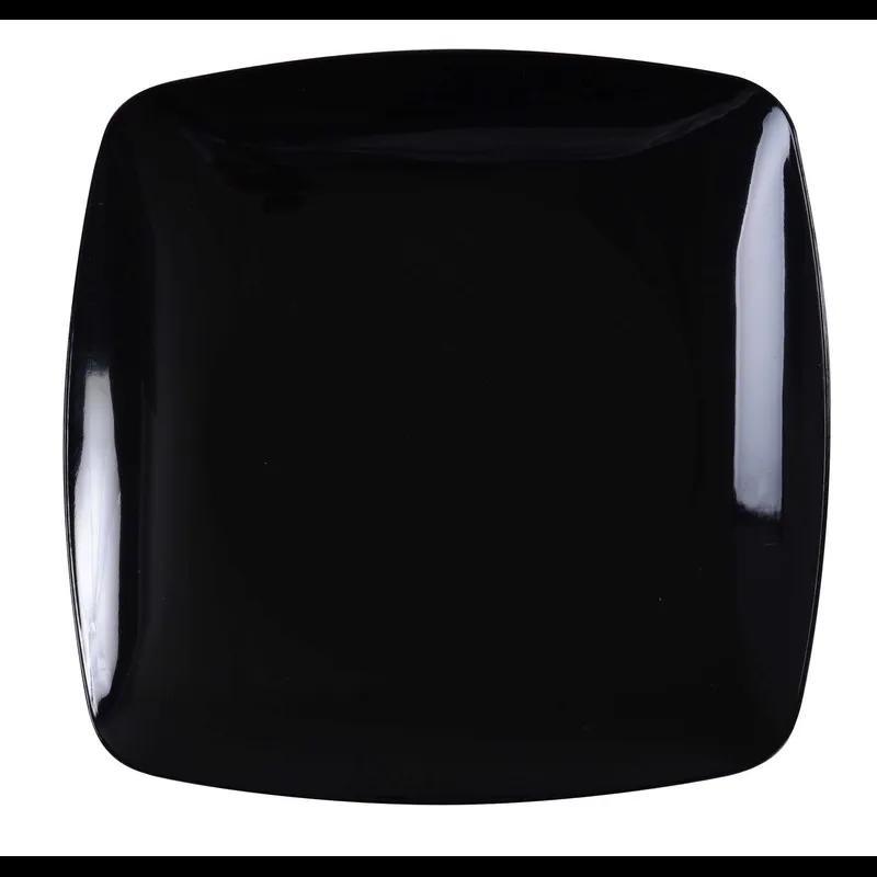 Plate 7.5X7.5 IN Black Square 120/Case