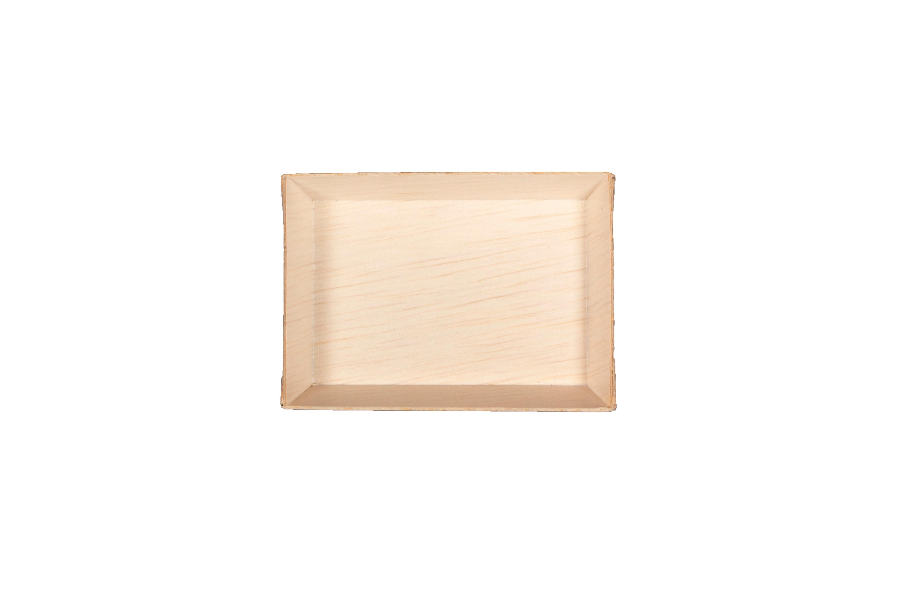 Serving Tray 2X3 IN Rice Paper Wood Natural Rectangle 300/Case