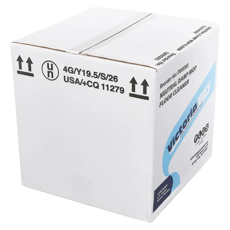 Victoria Bay Neutral Damp Mop Floor Cleaner 1 GAL 4/Case