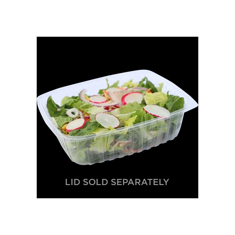 Deli Container 48 OZ PLA Clear Rectangle 400/Case