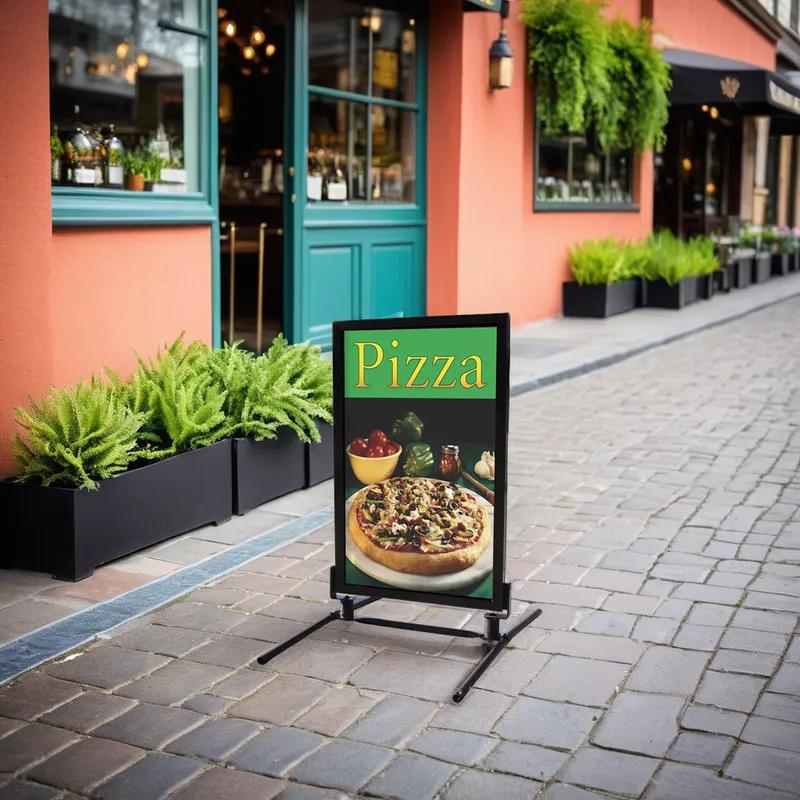 Curb Sign Holder 22X28 IN Spring Based Outdoor 1/Each