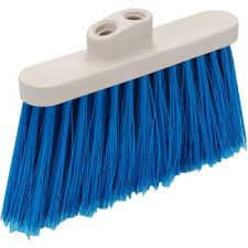 Lobby Broom Blue Angled 1/Each