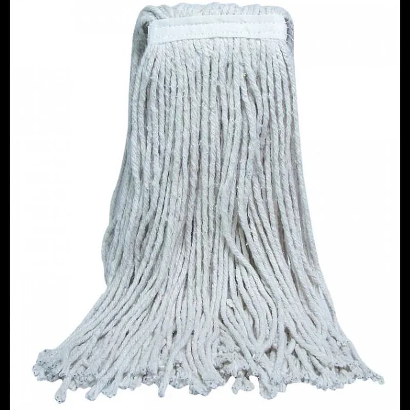 Mop Head #16 10 OZ White Cotton 4PLY Cut End 1/Each