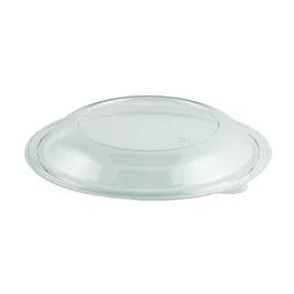 Lid Flat 8.5 IN 1 Compartment RPET Clear Round For 32 OZ Cold Salad Bowl Crack Resistant Leak Resistant 300/Case