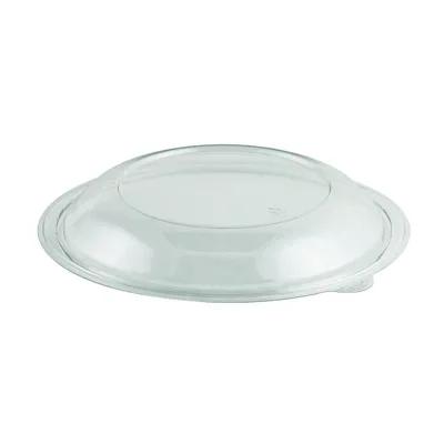 Lid Flat 8.5 IN 1 Compartment RPET Clear Round For 32 OZ Cold Salad Bowl Crack Resistant Leak Resistant 300/Case