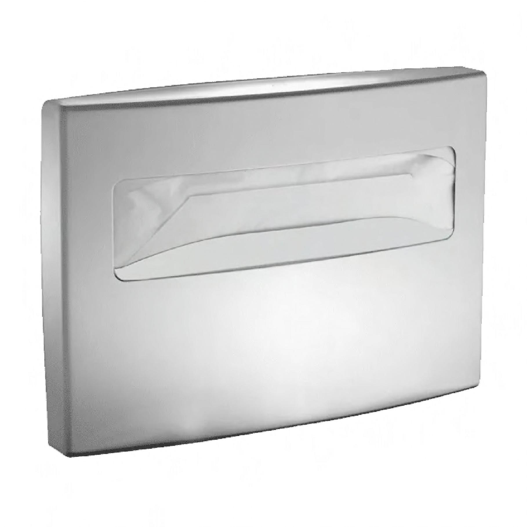 ROVAL™ Toilet Seat Cover Dispenser 15.34X11X2.38 IN Stainless Steel Surface Mount 1/Each