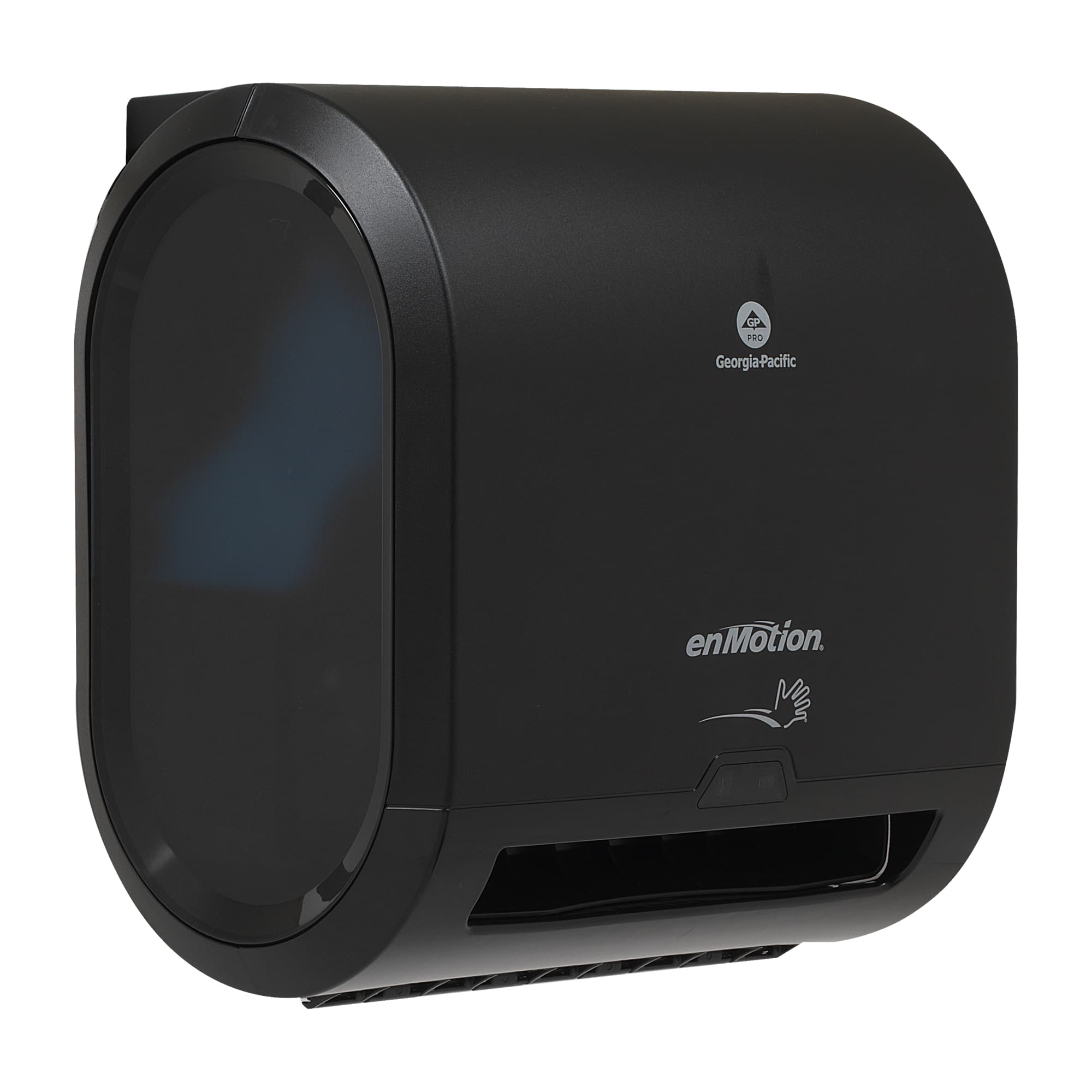 enMotion® Impulse® Paper Towel Dispenser 9.5X13.23X13.8 IN Wall Mount Black 1-Roll Touchless Automatic 8IN Roll 1/Case