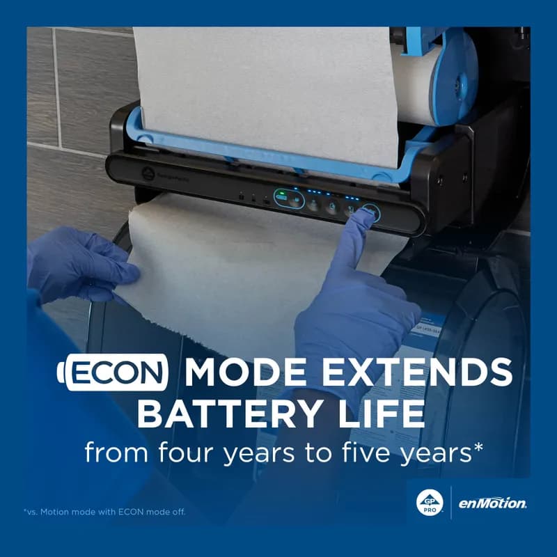 enMotion® Impulse® Paper Towel Dispenser 9.5X13.23X13.8 IN Wall Mount Black 1-Roll Touchless Automatic 8IN Roll 1/Case