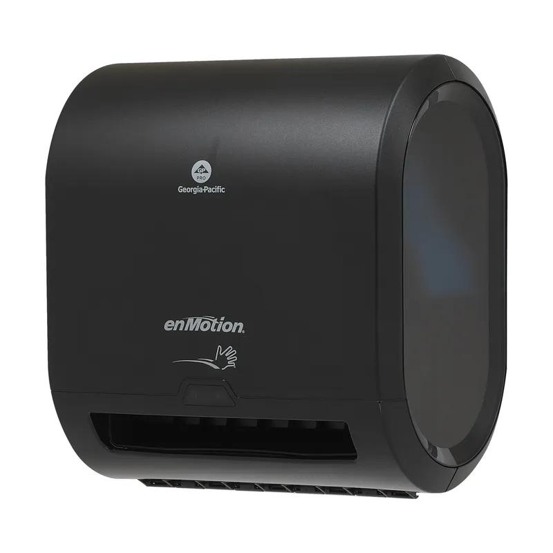 enMotion® Impulse® Paper Towel Dispenser 9.5X13.23X13.8 IN Wall Mount Black 1-Roll Touchless Automatic 8IN Roll 1/Case