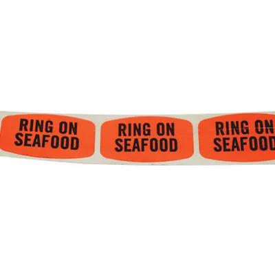 Ring on Seafood Label 1000/Roll