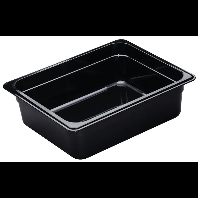 H-Pan® Food Pan 1/2 4 IN Black High Heat 6/Case