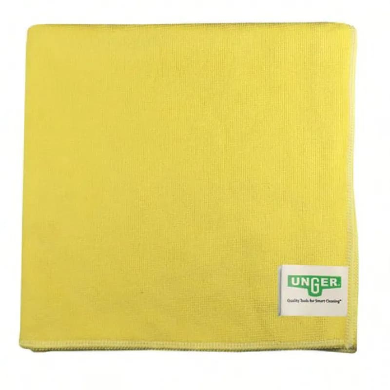 Cleaning Cloth 16X15 IN Microfiber Yellow 10 Count/Case
