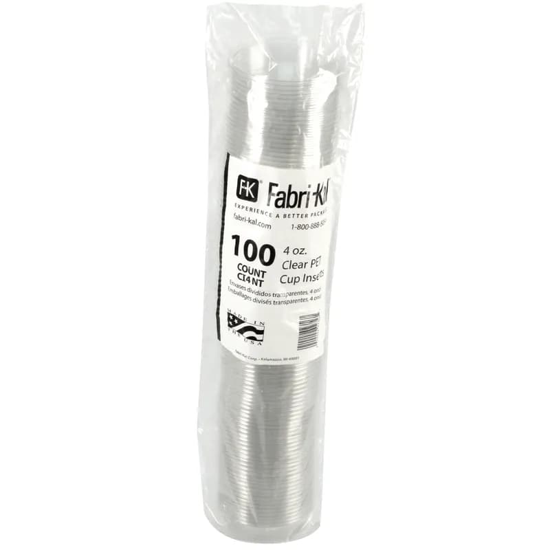 Souffle & Portion Cup Insert 4 OZ PET Clear 1000/Case