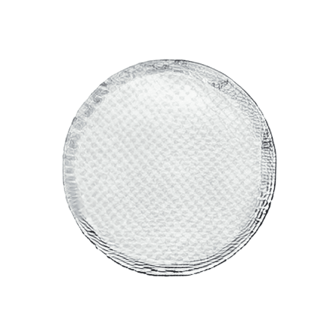 Meat Pad 4 IN Plastic Cellulose White Round Absorbent 3000/Case