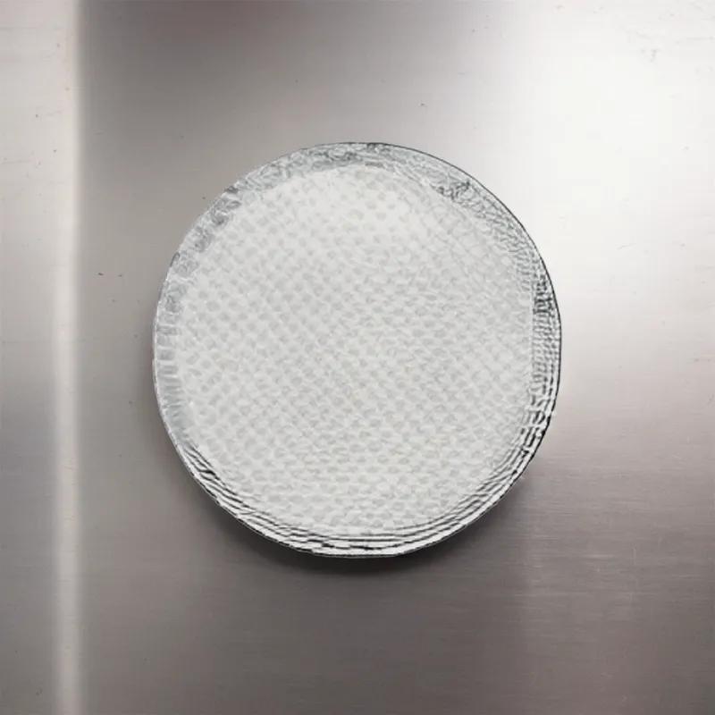 Meat Pad 4 IN Plastic Cellulose White Round Absorbent 3000/Case