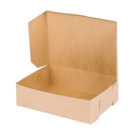 Full Sheet Cake Box 14X10X4 IN Paperboard Kraft Lock Corner Tuck Top Utility 1-Piece 100/Case